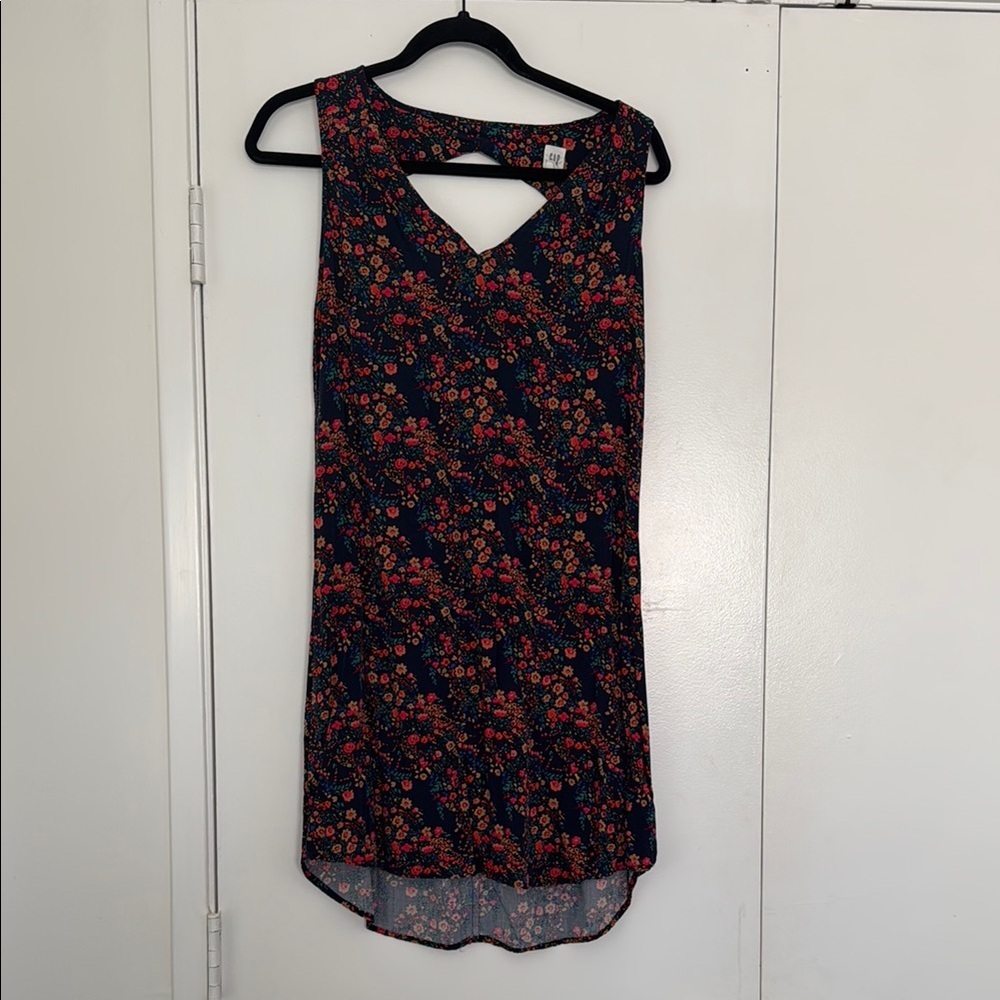 GAP Blue and Red Mini Dress